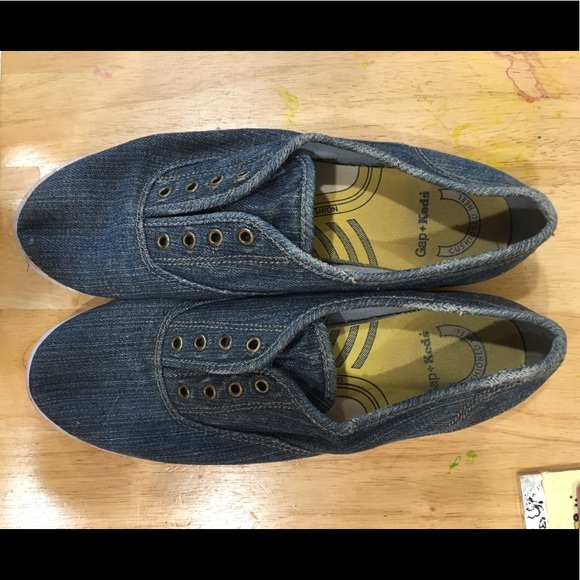keds denim slip ons